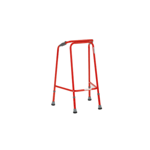 Red Walking Frame at Jencare Mobility